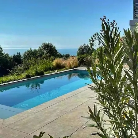 With Pool And Sea View